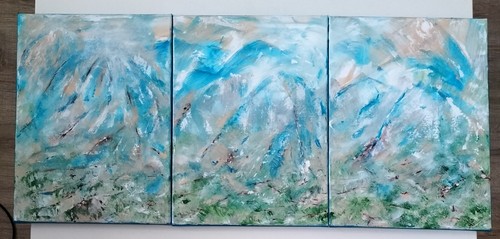 Original abstrakt acryl - original,