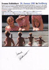 Autogramm ivonne schönherr - -,