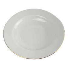 Suppenteller Goldrand Schirnding Bavaria Unbestimmten Formen weiß