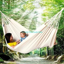 Weiße Leinwand Hängematte