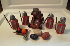 Playmobil 4 Römer Katapult Konvolut Ersatzteile Waffen Asterix Soldaten 