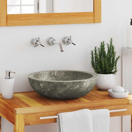 Waschbecken 40x12cm marmor - waschbecken,