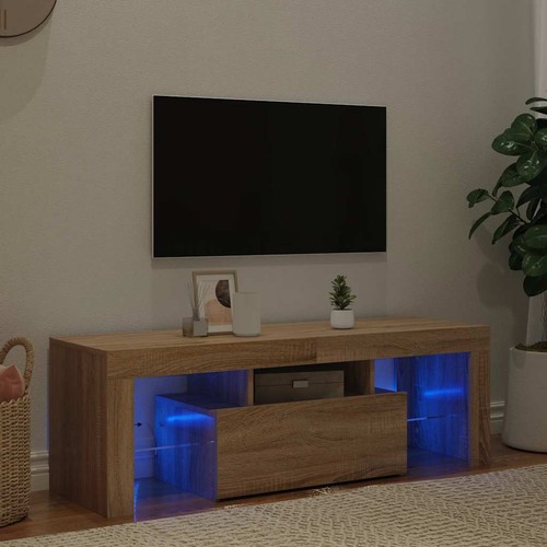 Schrank mit led lowboard - tv,