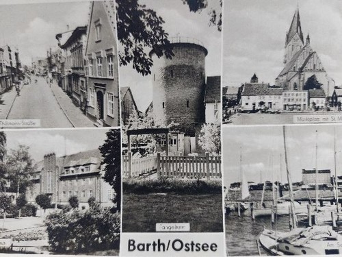 Ansichtskarte barth - ansichtskarte,,