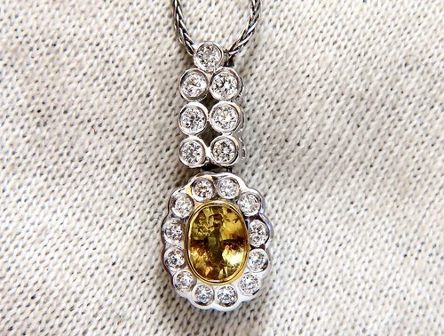 1,19ct natürlicher gelber
