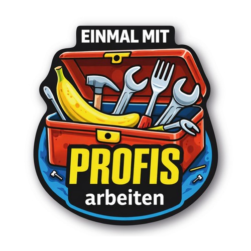 Sticker profi werkzeugkiste - sticker,