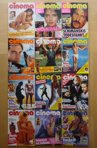 Cinema jahrgang 1987 komplett - cinema,