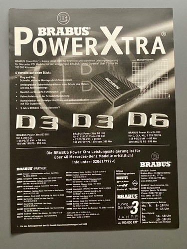 Brabus power xtra d6 - brabus,