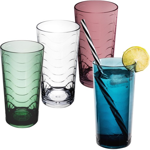 Camping glas 260ml bunt - camping,
