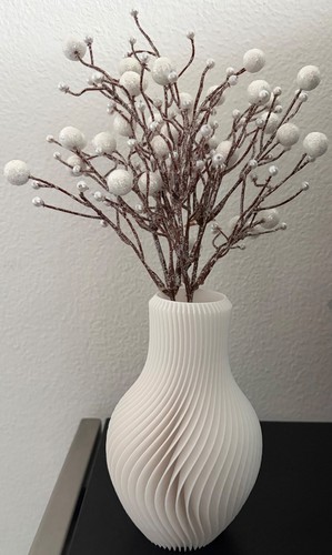 Vase druck neu weiß - weiß, ca.