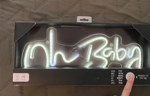 Led neon wandleuchte kaltweiß - neon,