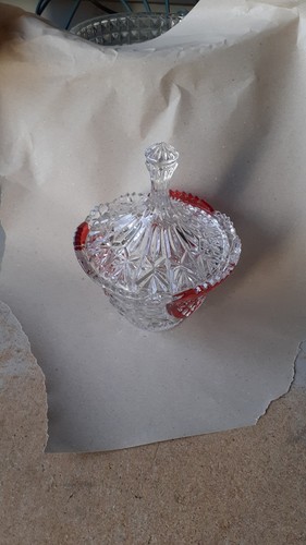 Bleikristall schale mit deckel - bleikristall,