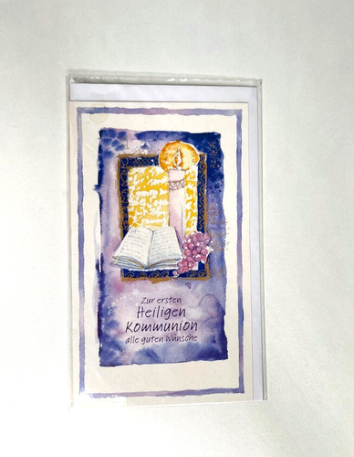 Kommunion geschenkkarte - kommunion,