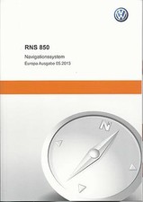 VW RNS 850 Navi Radio Bedienungsanleitung 2013 Betriebsanleitung Handbuch RN ю
