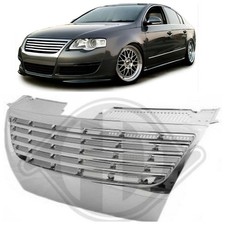 Sport Kühlergrill für VW Passat B6 3C 2005-2010 Chrom Grill Diederichs ohne PDC