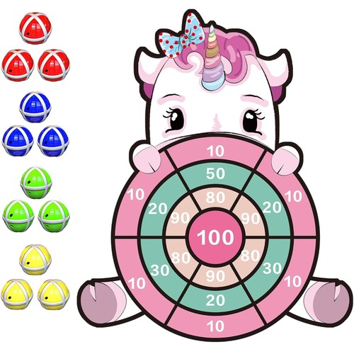Einhorn dartscheibe 63cm mit - einhorn,