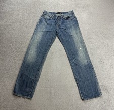 JUST CAVALLI Herren Jeans Hose W31 L34 Regular Fit Straight 11908 Blau Denim