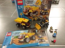 Lego City 4201 Bagger mit Kipplaster Baustelle Bergwerk vollvollständig neuwerti