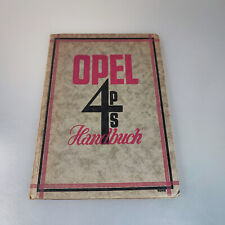 Handbuch Opel 4 PS "Laubfrosch"  1927 Betriebsanleitung Bedienungsanleitung