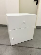 IKEA Besta Schubladenelement Nachttisch weiß