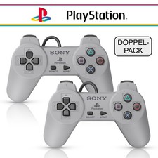 Zwei / 2x PlayStation PS1 PSX ORIGINAL Controller GamePad Klassiker! 🎮🎮✅