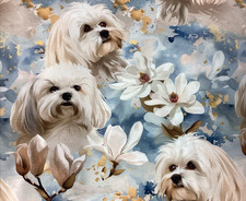 100 cm French Terry Shih Tzu