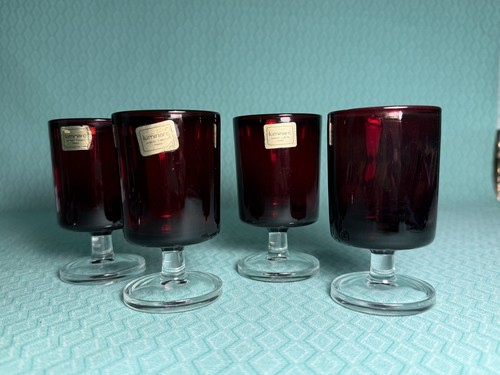 Vintage luminarc rot - vintage,