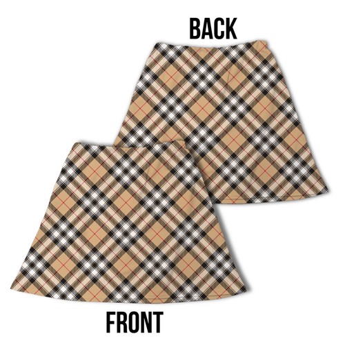 Schlichter beige tartan - beige,