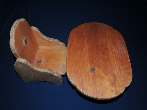 Puppenmöbel holz tisch - -,