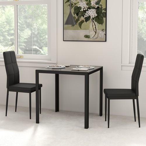 Homcom essgruppe esstisch - essgruppe, mit