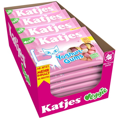Katjes yoghurt gums - 20x, 210g