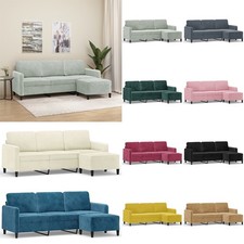 Sofa 3-Sitzer Hocker