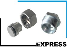 Hydraulikverschraubung Verschlußkappe VKA + ROV Verschlußstopfen BUZ Stopfen