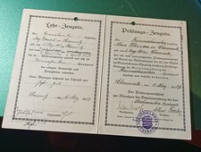 Alter Lehrbrief vom 16.März 1929