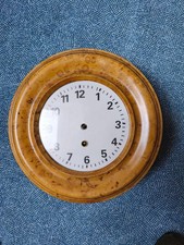 küchenuhr antik (Ochsenauge), 1930-40, Ohne Zeiger und Pendel, mit DUFA Laufw.