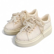 Damen schuhe sneaker - damen, beige