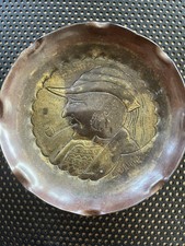 Französischer Kupfer Relief