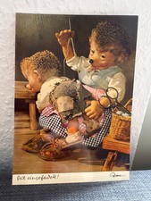 Gut eingefädelt! Mecki Postkarte Karte Ansichtskarte Gunkel Hör zu Diehl Film