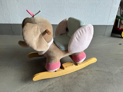 Nattou schaukeltier elefant - elefant,