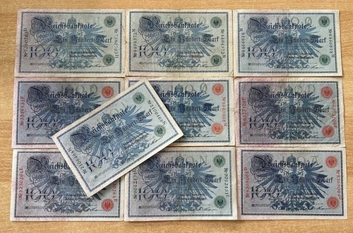 Lot konvolut x 100 mark - konvolut,