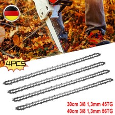 4tlg Sägekette 30/40cm 45/56TG 3/8 P 1,3mm für Makita Einhell Dolmar Ikra Bosch