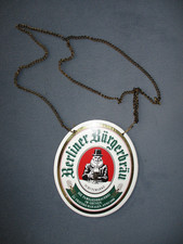 altes Zapfhahn Werbeschild