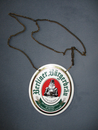 Altes zapfhahn werbeschild - altes,