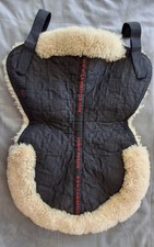 Lammfellpad Sattelkissen Christ Drs./Spr. Warmblut Schwarz - Sehr guter Zustand