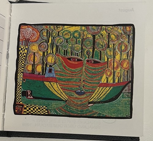 Hundertwasser art memo - hundertwasser,