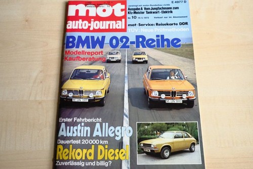Mot 1973 bmw 1602 1802 - mot,
