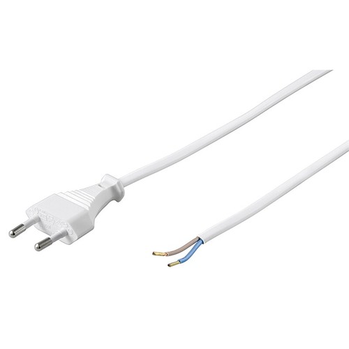Netzkabel weiß - 1,5m,