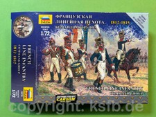 1:72 Zvezda #6817 Napoleon Frankreich Infanterie Kommando Offizier Trommler etc.