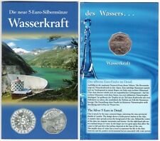 ÖSTERREICH   5 Euro 2003   Wasserkraft   Handgehoben, im Blister