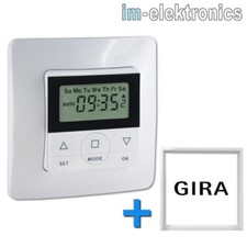 Rolladen Zeitschaltuhr Uhr Timer f. GIRA System 55 / Standard 55 / E2 / E22 etc.